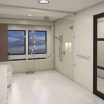 A rendering of a Southbank Model Master Bathroom