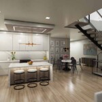 A rendering of a Southbank Model Kitchen