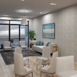 A Southbank model Living/Dining Room